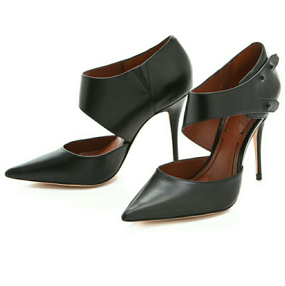 Elizabeth and James Black Heels